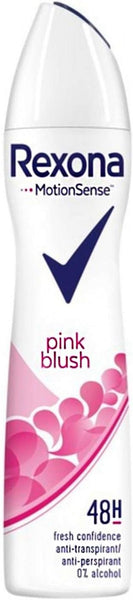 Rexona Motionsense Pink Blush, 48-Hour Anti-Perspirant and Anti Transpirant Fresh Confidence Deodorant Spray - 200ml