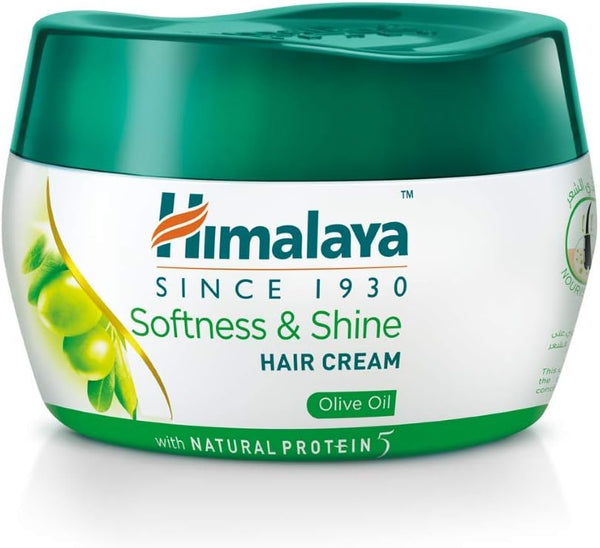 Himalaya Softness & Shine Hair Cream Nourishes and Conditions Your Hair, Making It Soft and Shiny - 140 mL