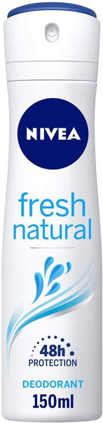 Nivea Fresh Natural Anti-Perspirant Spray for Women, 150mL