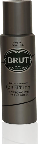 Brut IDENTITY Long Lasting Fresh Active Odour Protection Signature Scented Body Deodorant Spray for Men - 200 ML