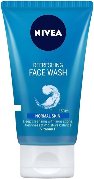 NIVEA Face Wash, Refreshing With Vitamin E & Hydra HQ, 150ml