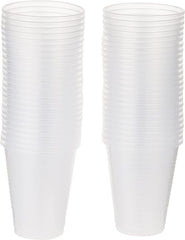 Disposable Plastic Clear Cup 6 ounce for Iced Coffee, Smoothies, Juices & water 50 Pieces