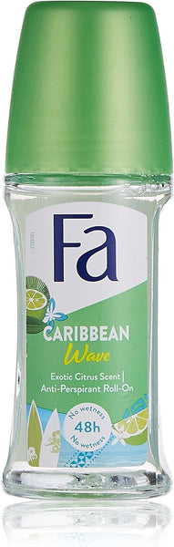 Fa Deodorant Roll On 50ml Caribbean Lemon