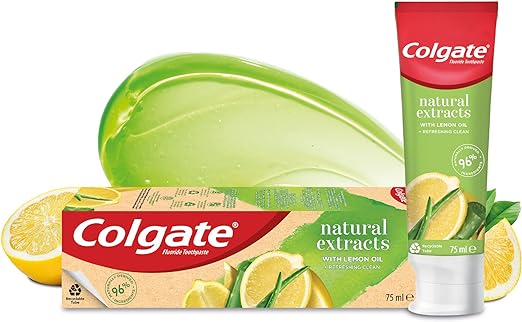 Colgate Toothpaste Naturals Lemon, 75 ml