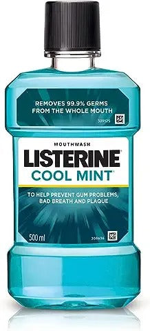 Listerine Coolmint Mouthwash, 500 ml