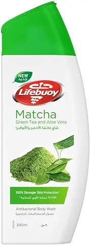 Lifebuoy Anti Bacterial Body Wash Matcha, 300 ml