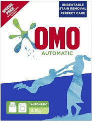 OMO Laundry Powder Detergent For Top Load and Front Load Machine, Automatic, for unbeatable stain removal, 2.5Kg